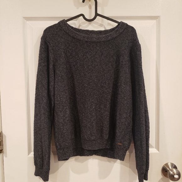 ROOTS | Ladied Blue Overlap Sweater XL - Picture 7 of 8